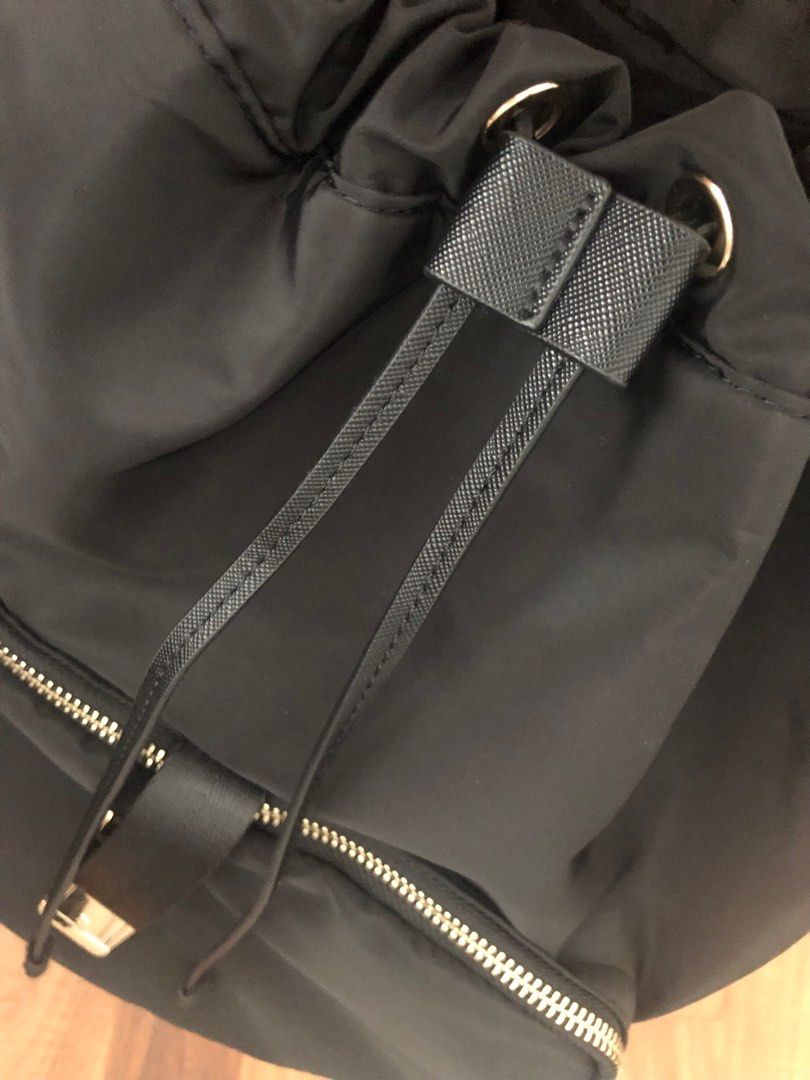 Mango lapel sales nylon backpack