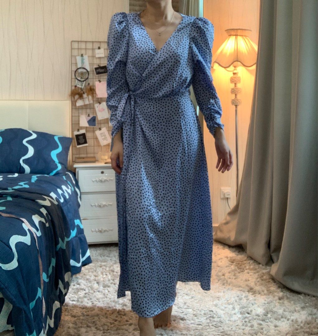 Mango satin tie dress online