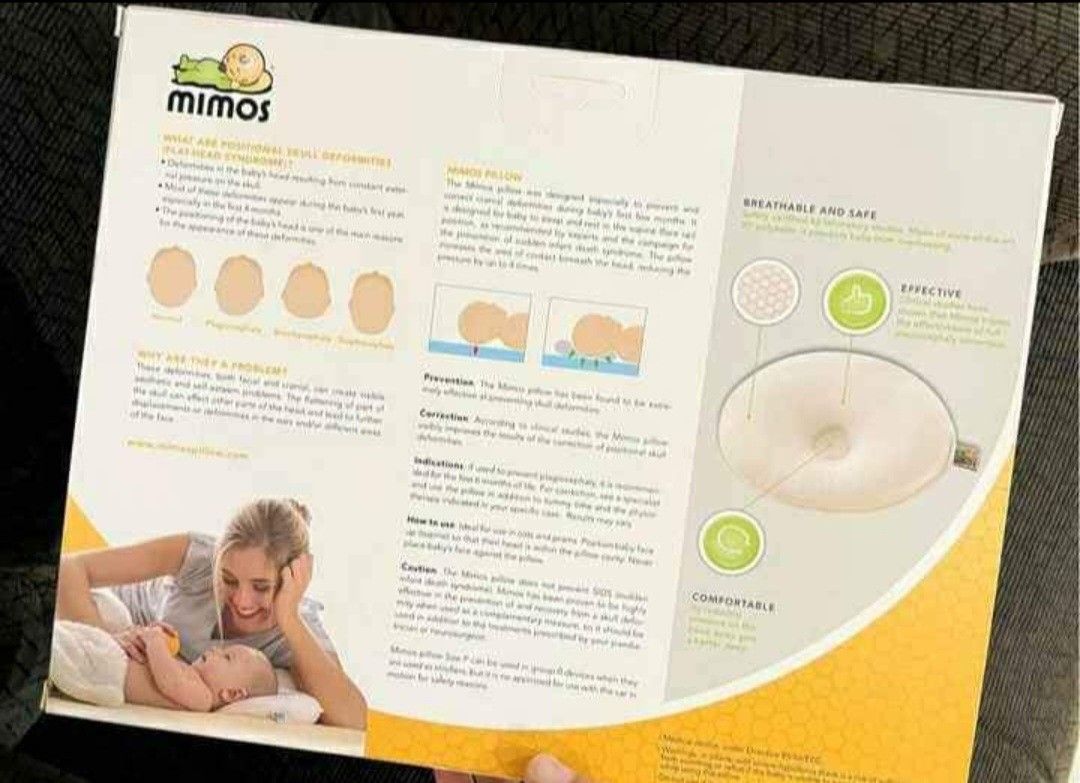 Mimos Pillow Prevent and Correct Flat Head Syndrome of babies Medium, Babies & Kids, Baby
