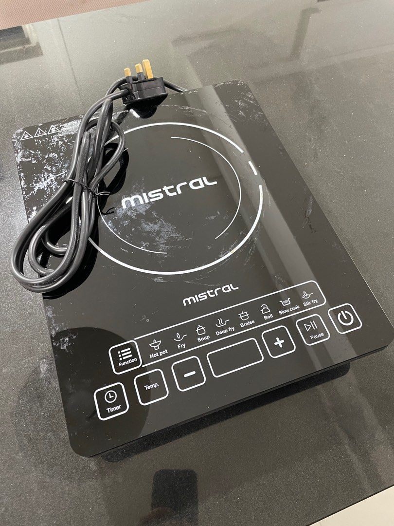 Mistral Induction Cooker MIC20E, TV & Home Appliances, Kitchen