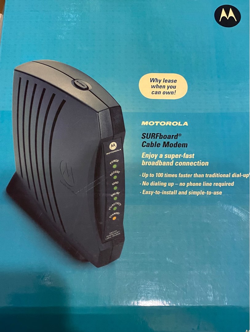 Motorola cable modem, TV & Home Appliances, Other Home Appliances on