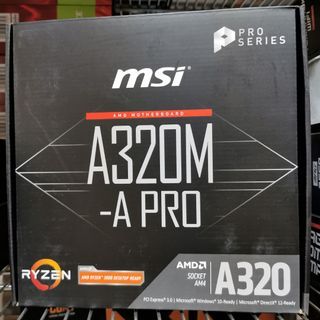 MSI A320M-A Pro A320 AMD Ryzen AM4 mATX Motherboard