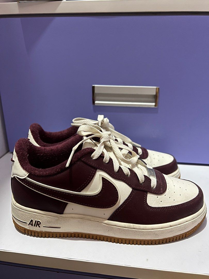 nike sf air force 1 maroon