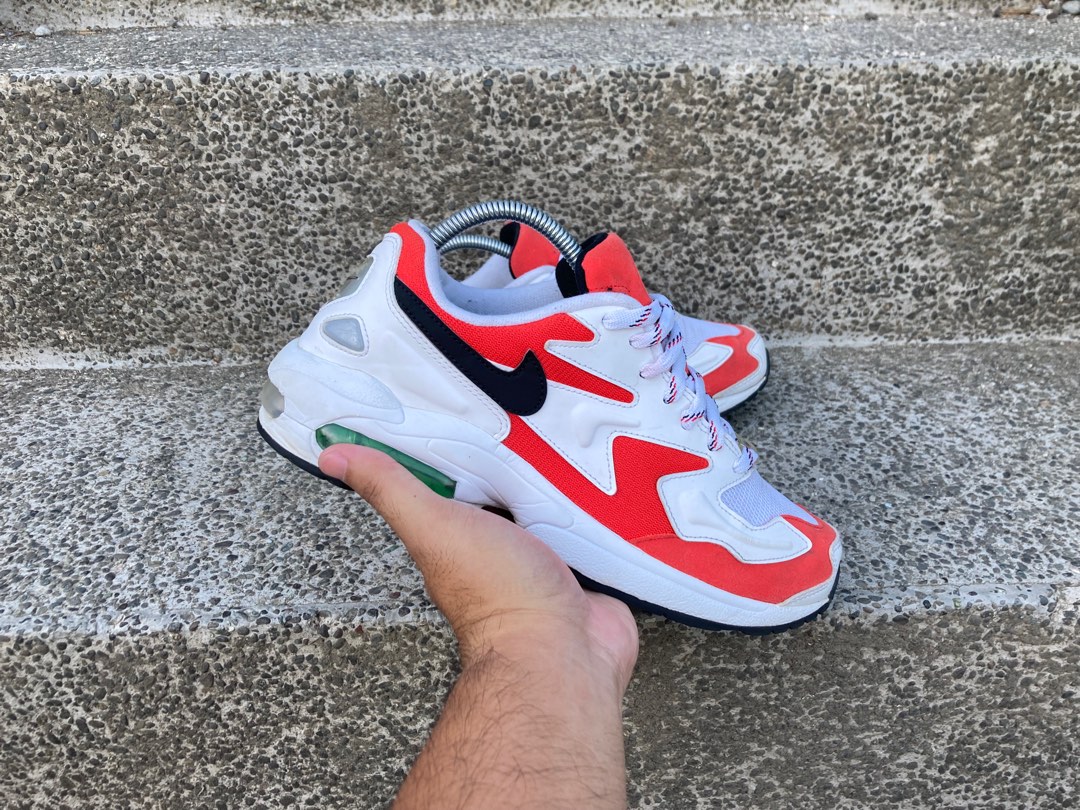 Nike air max shop light 2 habanero red