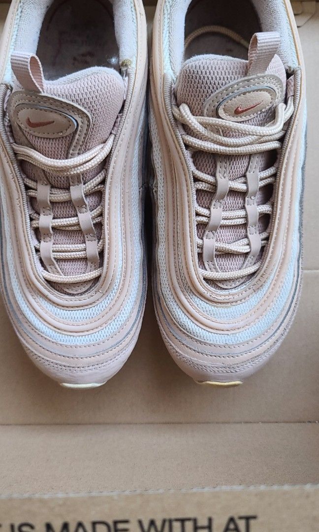 Nike Air Max 97 Peach pink tint size 5 US Women Women s Fashion Footwear Sneakers on Carousell