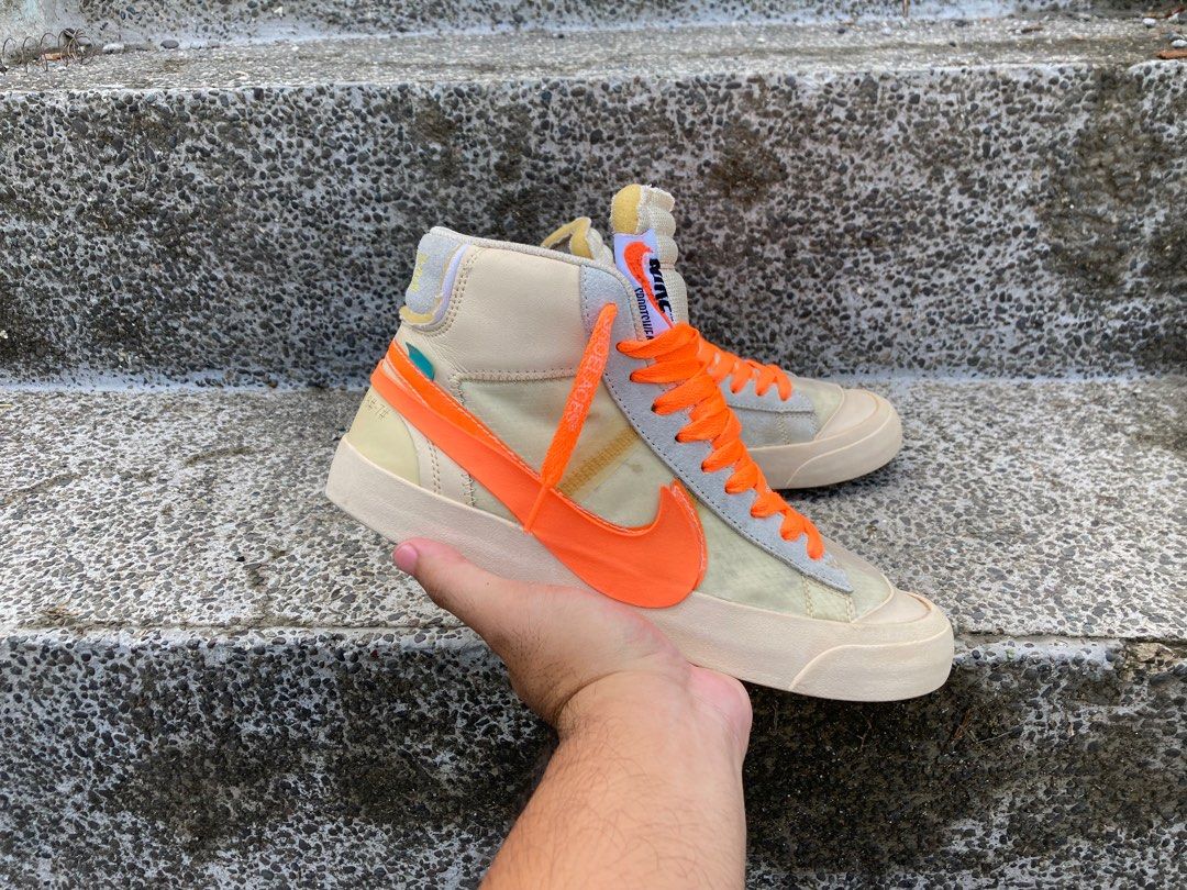 Blazer Mid x Off-White “All Hallows Eve”, Men's Fashion, Footwear, Sneakers on Carousell