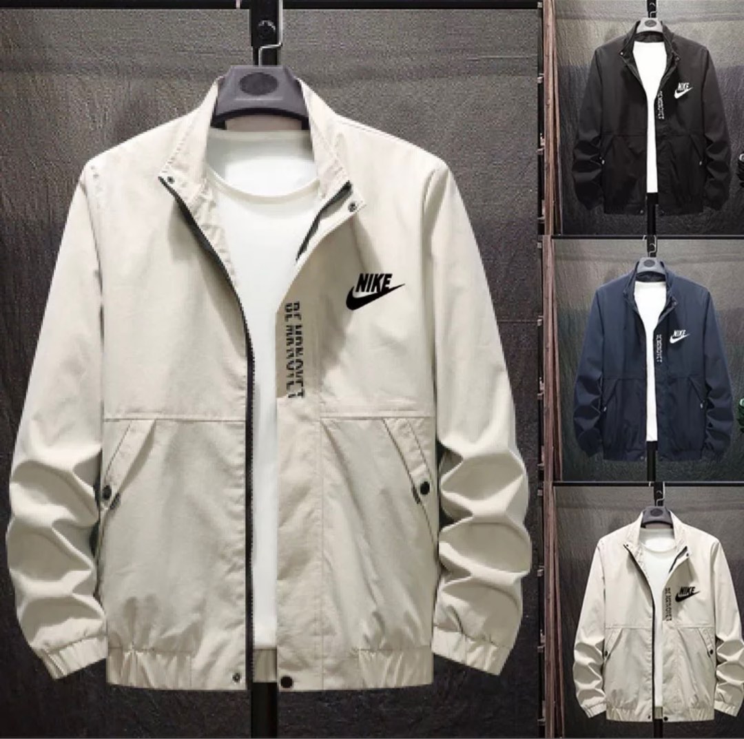 Nike logo coat online