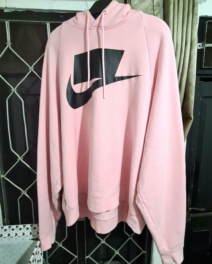 NIKE NSW HOODIE PINK Fesyen Pria Pakaian Atasan di Carousell