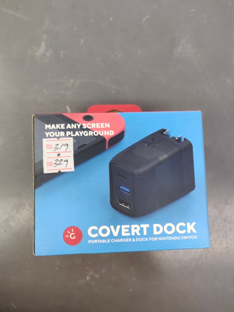 Nintendo switch genki convert dock fullset like new, Video Gaming