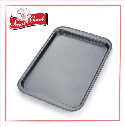 Non-Stick cookie sheet tray (Category: Bakeware) located in Quezon City. Submitted by trustrade86136 (Listing ID 1227817158, Image 3). Description: "Easy to Clean Stain and Rust Resistant Strong and Durable BPA-Free Oven Safe Multi-Purpose High-Quality Extremely Versatile and Perfect for Everyday Use Simple to Use" Size: 27cm x 38cm x2cm.