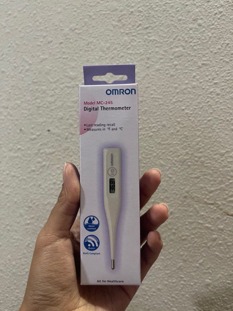 Omron Digital Thermometer, Health & Nutrition, Thermometers on Carousell