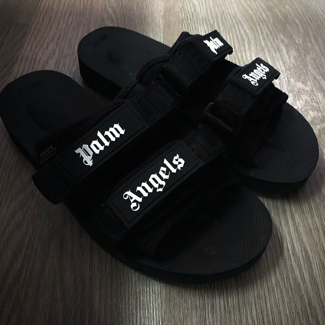 Palm Angels Suicoke Moto-m Sandals in Black for Men