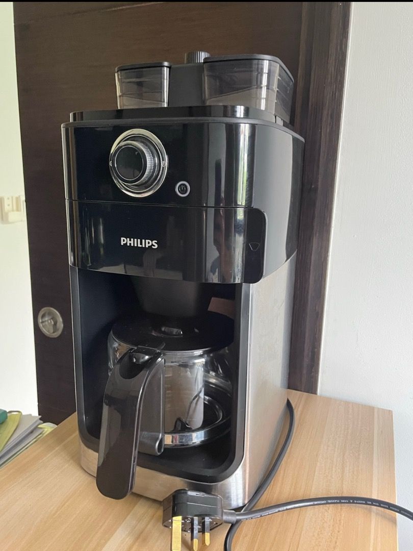 Philips Coffee Machine Auto Grinding & Drip, TV & Home Appliances