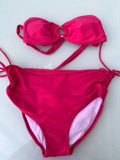 pink swimsuit