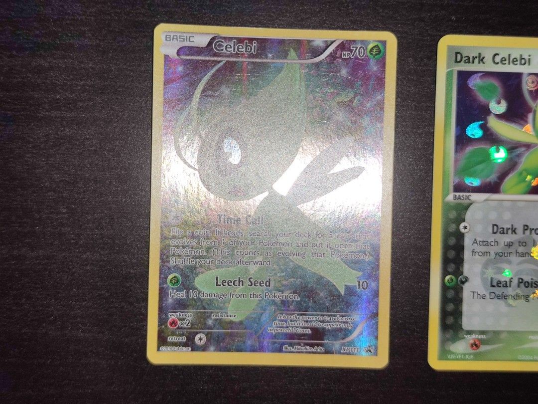 Pokemon Dark Celebi Reverse Holo, Hobbies & Toys, Toys & Games on Carousell