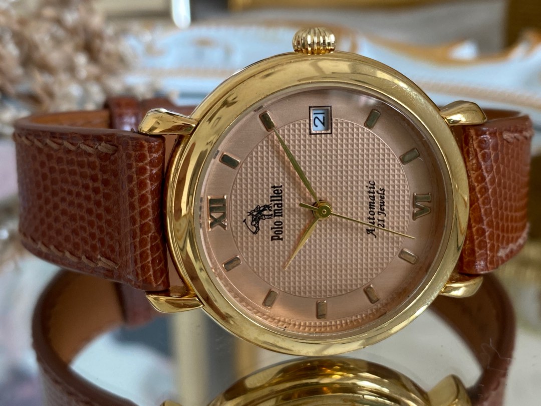 Polo Automatic Authentic Men s Wrist Watch Mechanical Vintage