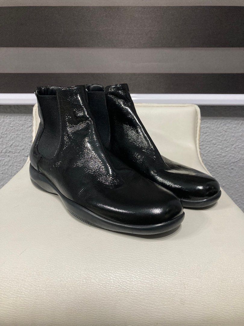 Prada linea rossa boots new arrivals