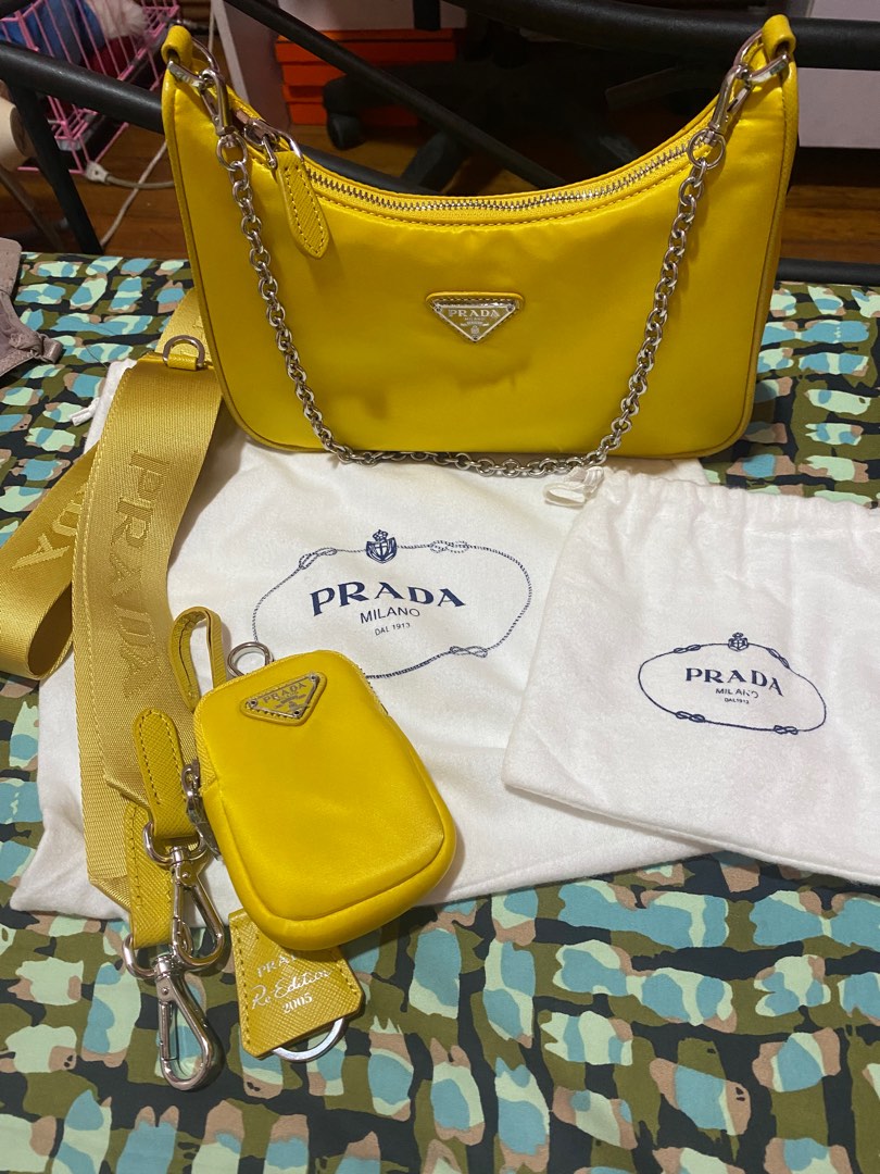 PRADA NYLON MULTI POCHETTE on Carousell