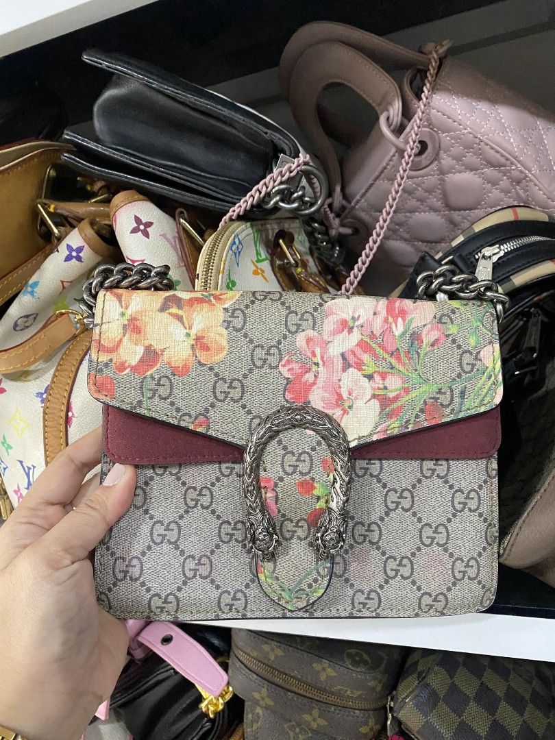 Preloved Gucci floral Women s Fashion Bags Wallets Cross body Bags on Carousell