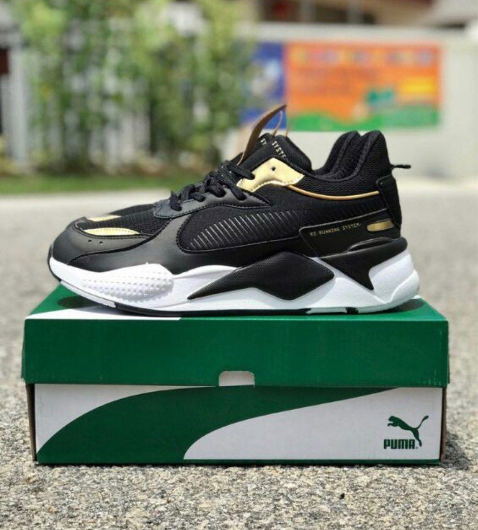 Puma rs x 2025 toys black and gold