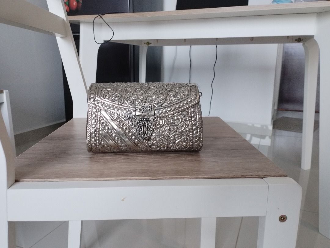 Pure German Silver Clutch With Three Free Bags Women s Fashion