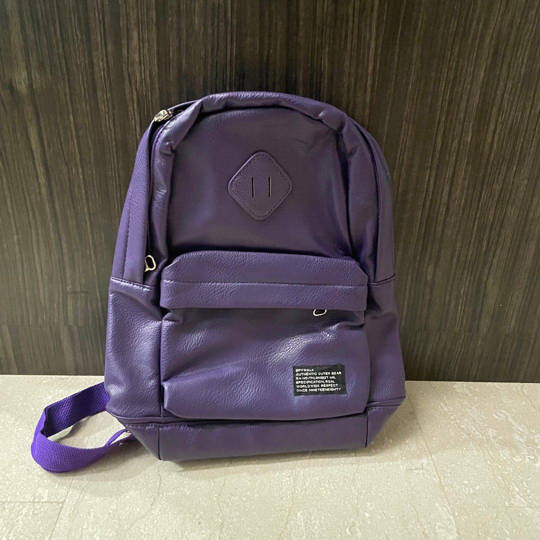 Purple mini backpack clearance