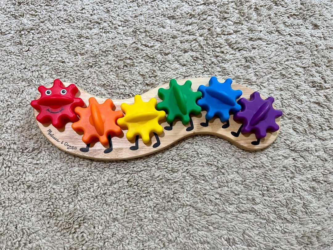 Rainbow caterpillar toy Melissa and doug Babies Kids Infant