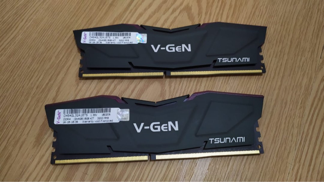 Ram Vgen Vgen Tsunami 8gb Vgen Tsunami 3200mhz Jual RAM Ddr4 V Gen