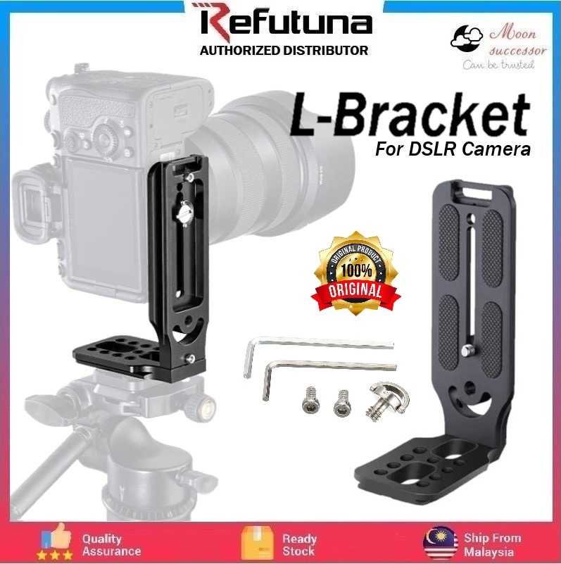 Refutuna L Bracket Universal DSLR Camera L Plate for Vertical and