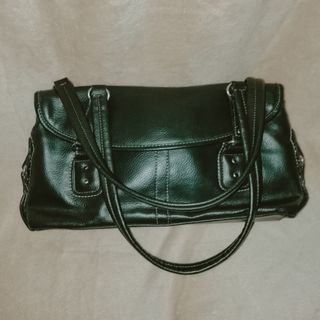 RELIC by Fossil Pebbled Soft Leather Lined Purse Shoulder Bag in Green
