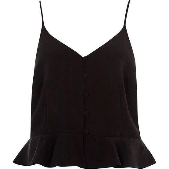 river island peplum cami