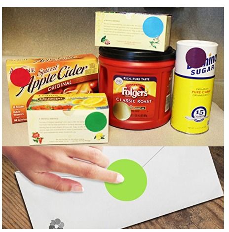 Round Sticker Label (Category: Craft Supplies & Tools) located in Quezon City. Submitted by trustrade86136 (Listing ID 1227817047, Image 2). Description: "❤ 1 inch dot stickers, 500 pieces Color Stickers per Roll ❤ The label is easy to peel off and apply. ❤ The label can stick on the surface of boxes, paper, bottles, plastic, wood permanently. ❤ Perfect for marking or labeling, such as school notes, kitchen classification or yard sale. ❤ Plus a F