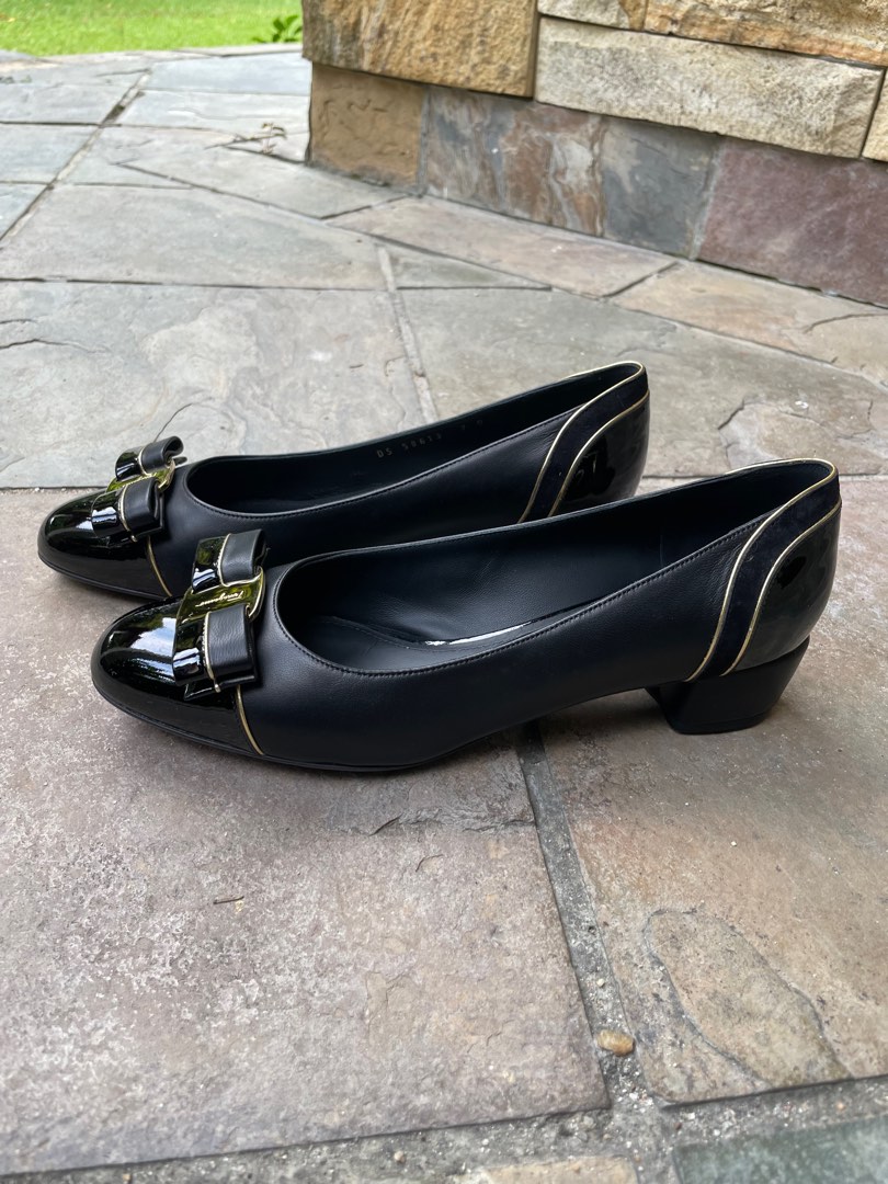 Salvatore Ferragamo Vara Lux Heels Women s Fashion Footwear