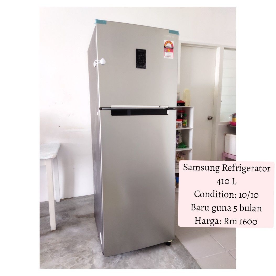 Samsung Refrigerator 2 Doors 410L, TV & Home Appliances, Kitchen