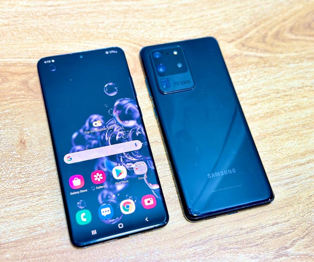 Samsung S20 Ultra 5G 128GB + 12GB RAM 100 original Set With