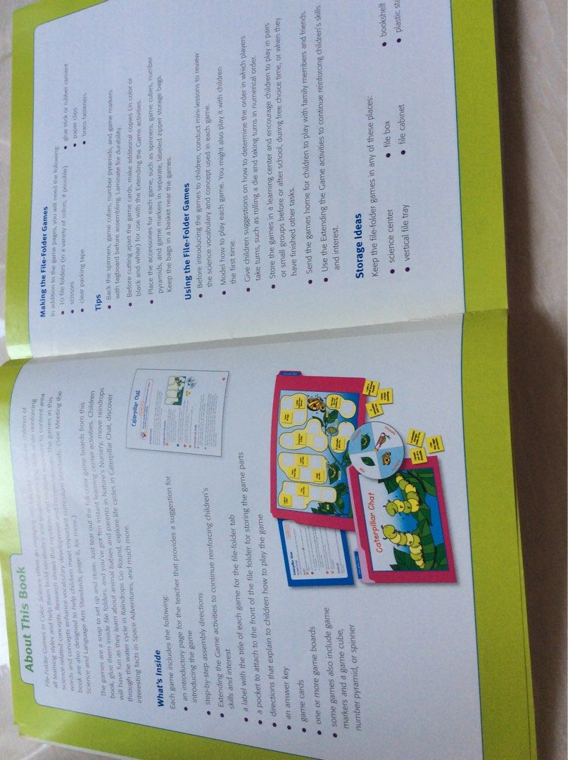 Scholastic Filefolder games in colour science, Hobbies & Toys, Books