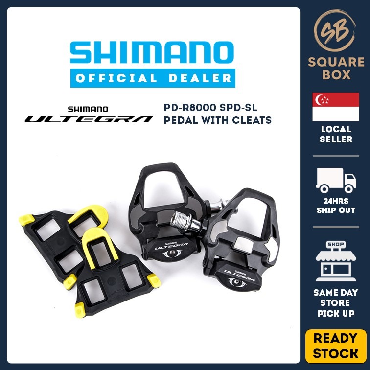 *SG DEALER* SHIMANO Ultegra PD-R8000 SPD-SL Pedal with Cleat (SM-SH11 ...