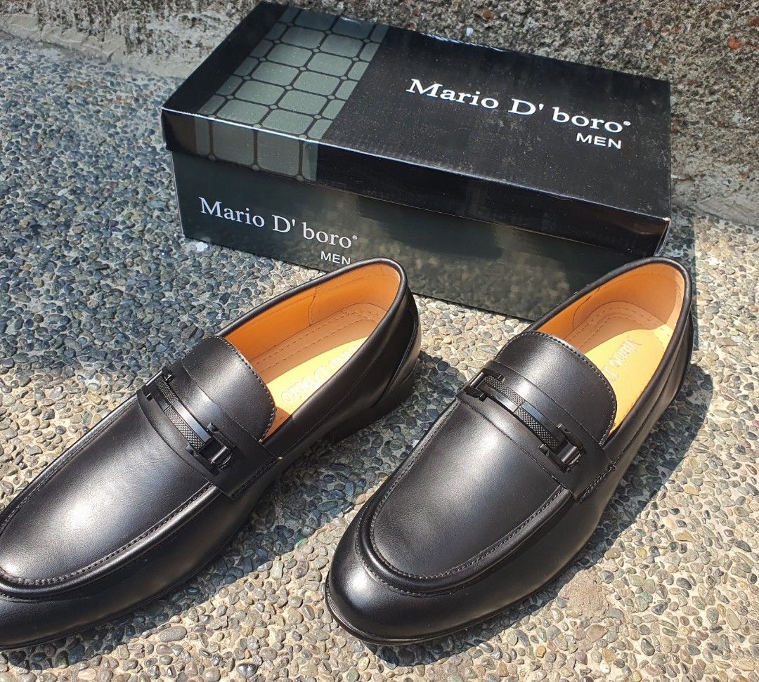 Size 42 Mario D boro Black Formal Corporate Dress Shoes
