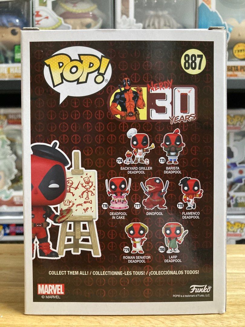 Funko Pop Deadpool Artista Special Edition. Marvel