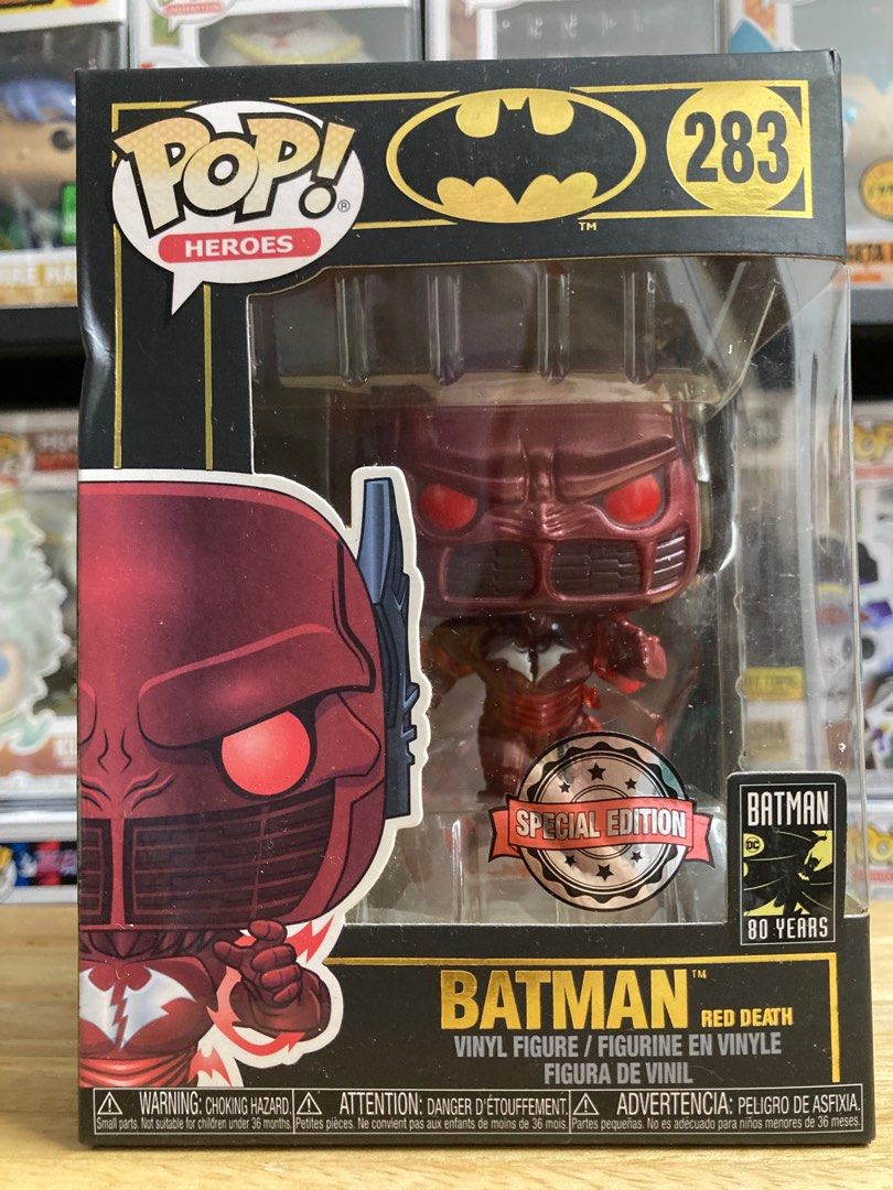 Special Edition Batman Red Death Funko Pop, Hobbies & Toys, Toys & Games on  Carousell