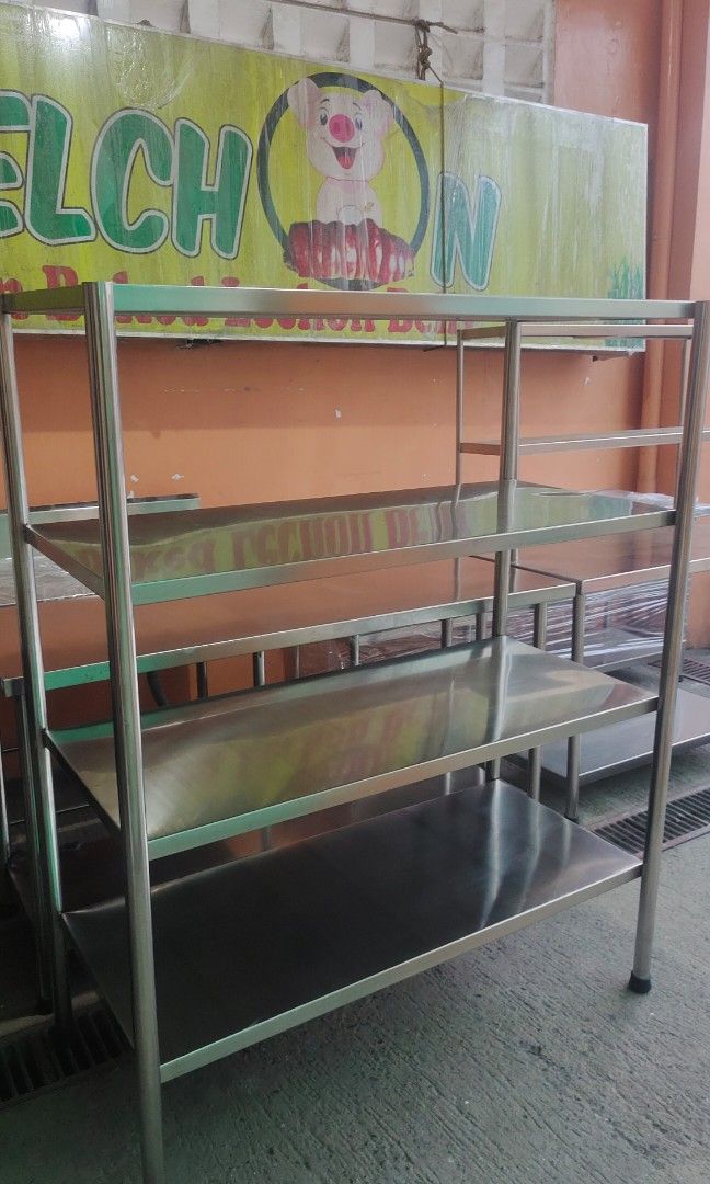 Stainless 4 layers DISPLAY RACK on Carousell