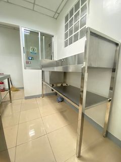 Stainless Table with Half shelf