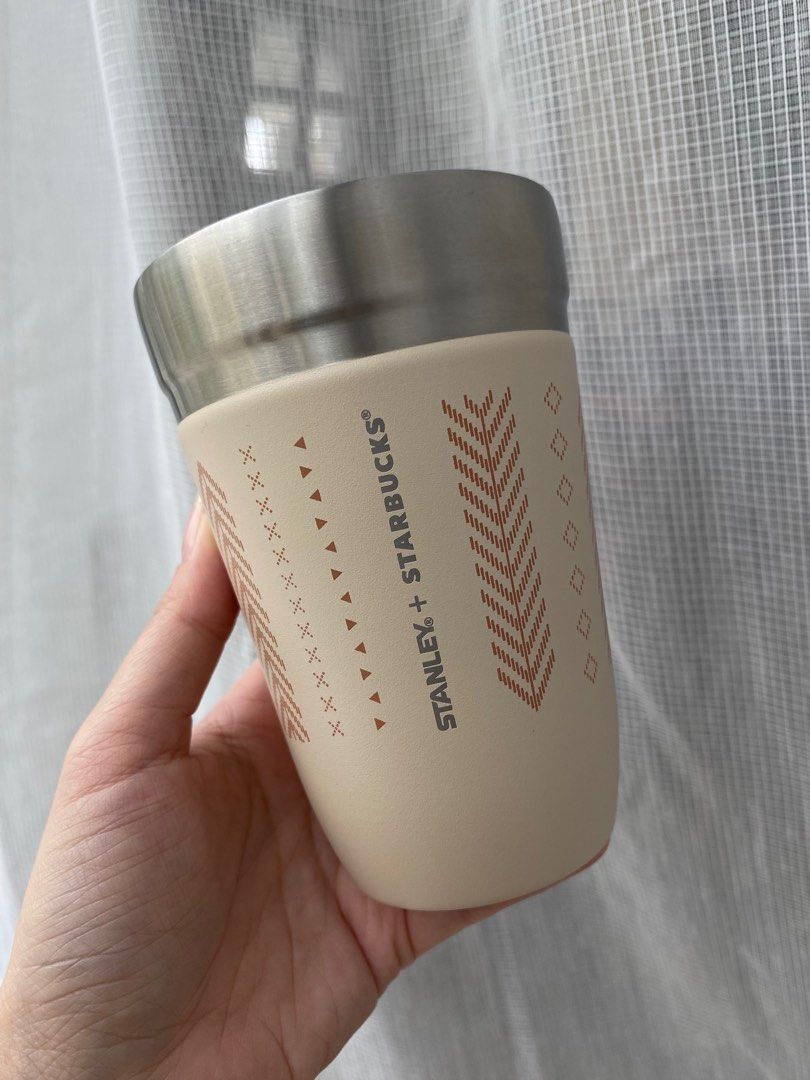 Eco-Camping Collection: Stainless Steel Beige 12oz Stanley Cup – Starbucks  NZ