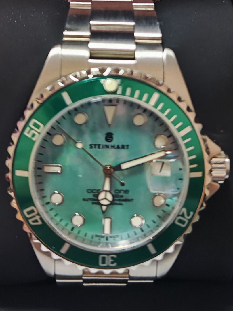 Steinhart Ocean 39 GREEN MOP Diver Watch