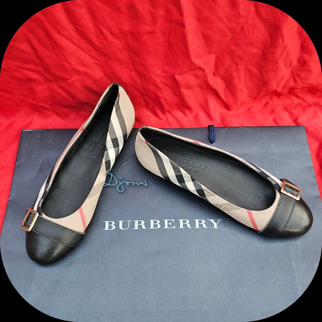 Burberry flat shoes women outlet