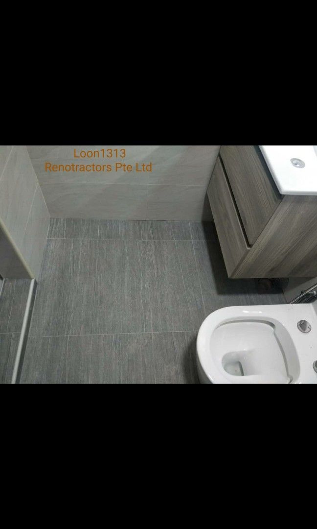Toilet Tiles Overlay Works ( Bto) Completed!!!, Home Services