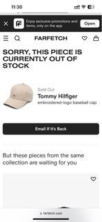Tommy Hilfiger Embroidered Baseball Cap