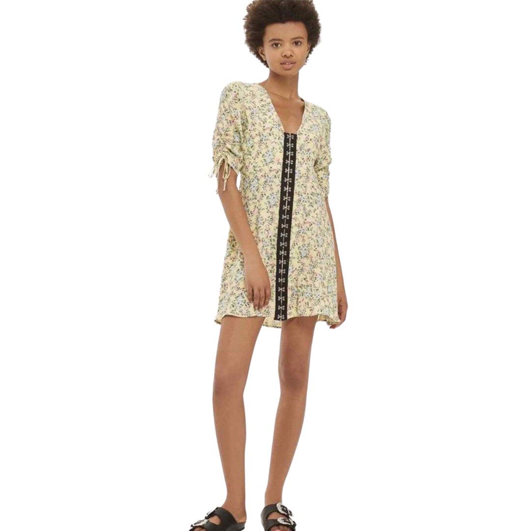 Topshop floral mini dress 2025