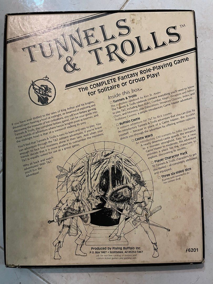 Tunnels and Trolls 6201, Hobbies & Toys, Memorabilia & Collectibles