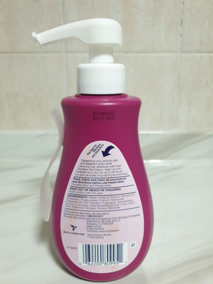 Veet Gel Cream Hair Remover, Beauty & Personal Care, Bath & Body, Hair